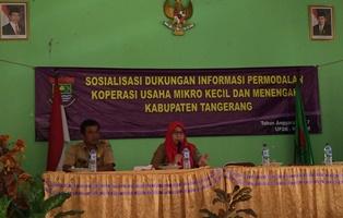 Sosialisasi Kredit Usaha UPDB- KUMKM Kabupaten Tangerang